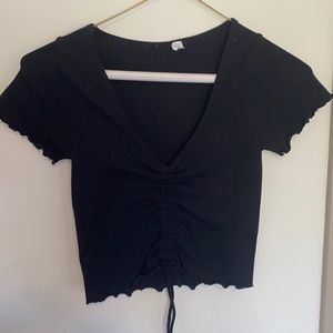 Adjustable crop top